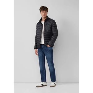 Kép 3/7 - Dzseki -  Lightweight quilted jacket with sporty contrast details | 360° Circular Vision  - Black | s.Oliver 2510