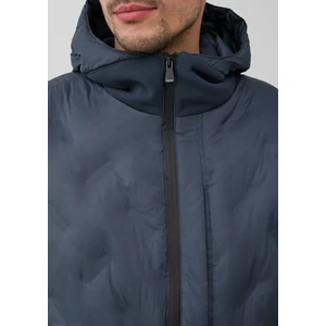 Kép 3/6 - Dzseki -  Hybrid jacket with sporty details and hood  - Blue | s.Oliver 2510