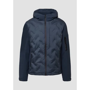 Kép 4/6 - Dzseki -  Hybrid jacket with sporty details and hood  - Blue | s.Oliver 2510