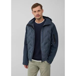 Kép 1/6 - Dzseki -  Hybrid jacket with sporty details and hood  - Blue | s.Oliver 2510