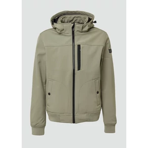 Kép 4/6 - Dzseki -  Water-repellent softshell jacket with detachable hood  - Olive | s.Oliver 2510