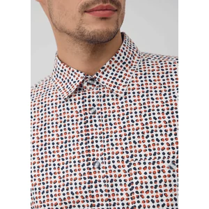 Kép 3/6 - Ing -  Slim fit: patterned shirt made from stretch cotton  - White | s.Oliver 2510 WSF02