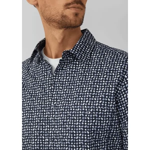 Kép 3/6 - Ing -  Slim fit: patterned shirt made from stretch cotton  - Blue | s.Oliver 2510 WSF02
