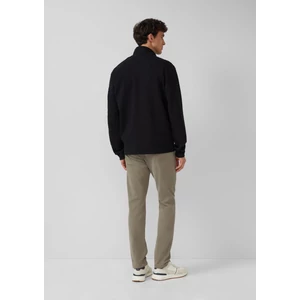 Kép 6/6 - Dzseki -  Mottled sweat jacket with sleeve pocket  - Black | s.Oliver 2510