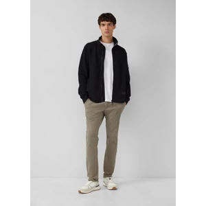 Kép 5/6 - Dzseki -  Mottled sweat jacket with sleeve pocket  - Black | s.Oliver 2510
