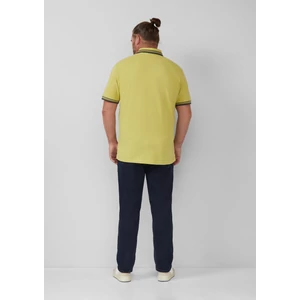 Kép 6/6 - Póló -  Cotton piqué polo shirt with contrasting details  - Green | s.Oliver 2510