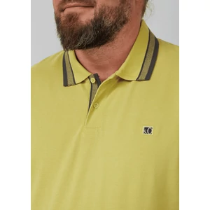 Kép 3/6 - Póló -  Cotton piqué polo shirt with contrasting details  - Green | s.Oliver 2510