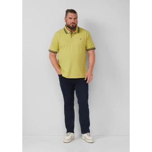 Kép 5/6 - Póló -  Cotton piqué polo shirt with contrasting details  - Green | s.Oliver 2510