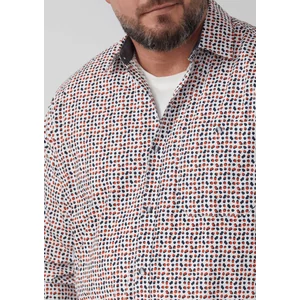 Kép 3/6 - Ing -  Slim fit: patterned shirt made from stretch cotton  - White | s.Oliver 2510 WSF02