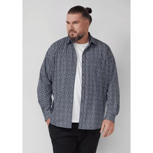 Kép 6/7 - Ing -  Slim fit: patterned shirt made from stretch cotton  - Blue | s.Oliver 2510 WSF02