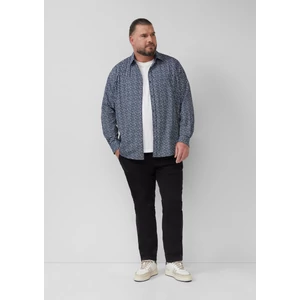 Kép 3/7 - Ing -  Slim fit: patterned shirt made from stretch cotton  - Blue | s.Oliver 2510 WSF02