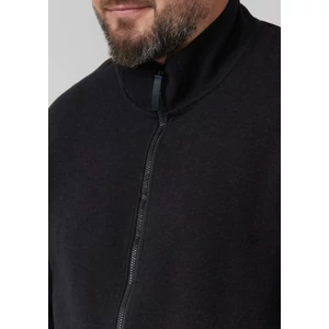 Kép 3/6 - Dzseki -  Mottled sweat jacket with sleeve pocket  - Black | s.Oliver 2510