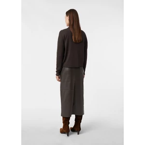 Kép 5/7 - Szoknya -  Midi skirt in smooth leather look 2510