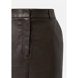 Kép 7/7 - Szoknya -  Midi skirt in smooth leather look 2510