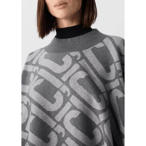 Kép 6/7 - Pulóver -  Knitted poncho with icon pattern 2510