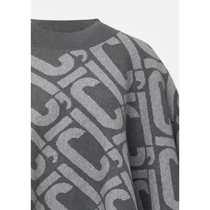 Kép 7/7 - Pulóver -  Knitted poncho with icon pattern 2510