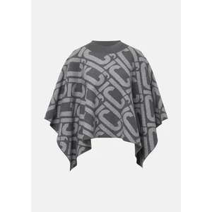Kép 4/7 - Pulóver -  Knitted poncho with icon pattern 2510