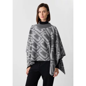Kép 1/7 - Pulóver -  Knitted poncho with icon pattern 2510