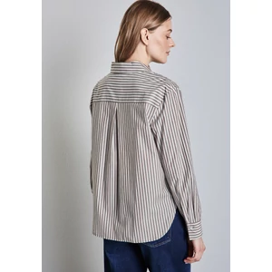 Kép 3/6 - Blúz - Striped Cotton Shirtcollar blo 2501