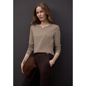 Kép 6/7 - Ing - rib shirt w.neck slit - 2512