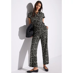 Kép 1/8 - OTLT Nadrág - Jumpsuit crincle crash Print L - 2504