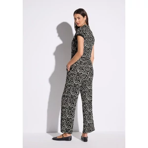 Kép 2/8 - OTLT Nadrág - Jumpsuit crincle crash Print L - 2504