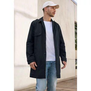 Kép 8/8 - Kabát - cotton twill trenchcoat - 2503