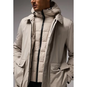 Kép 7/7 - Dzseki Outdoor - coat w. detachable quilted ins - 2409