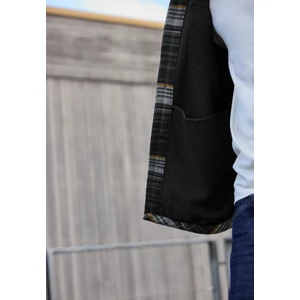 Kép 2/7 - Dzseki/Zakó Indoor - y/d check overshirt w. fleece - 2509