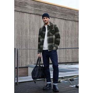 Kép 3/7 - Dzseki/Zakó Indoor - y/d check overshirt w. fleece - 2509