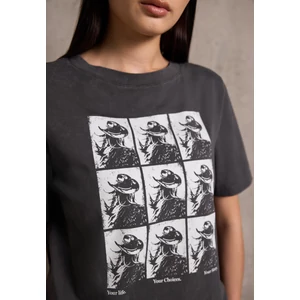 Kép 6/7 - OTLT Póló - washed shirt w.photoprint - 2506