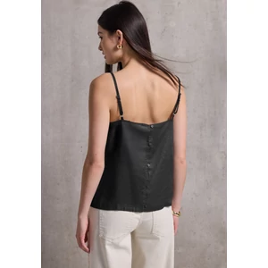Kép 2/7 - OTLT Blúz-Ing - LS_Strap Blousetop w button de - 2505