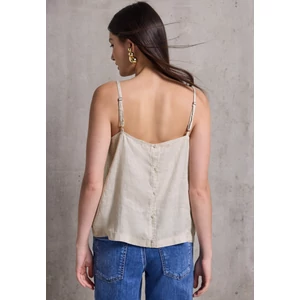 Kép 2/5 - OTLT Blúz-Ing - LS_Strap Blousetop w button de - 2505