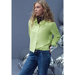 Kép 6/6 - Blúz-Ing - LTD QR Corduroy Shirtcollar bl - 25HW