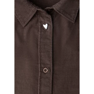 Kép 5/7 - Blúz-Ing - LTD QR Corduroy Shirtcollar bl - 25HW