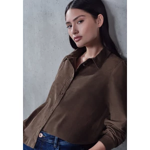 Kép 6/7 - Blúz-Ing - LTD QR Corduroy Shirtcollar bl - 25HW