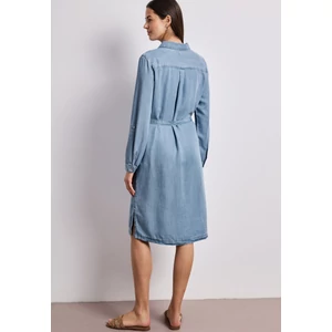Kép 2/7 - Ruha - washed shirt collar Dress - 2604