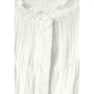 Kép 6/6 - Blúz-Ing - Buttoned muslin blouse w frill 2505