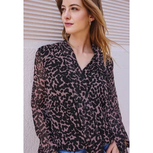 Kép 7/7 - Blúz-Ing - LTD QR Studio_Chiffon v-neck b - 26HW