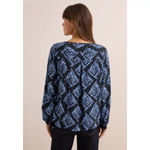 Kép 3/6 - Blúz - Printed Knot Blouse 2501