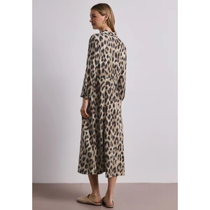 Kép 2/5 - Ruha - Viscose Shirt Dress_AOP - 2604