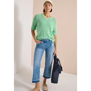 Kép 3/7 - Pulóver - TOS_Crochet V-neck - 26FS