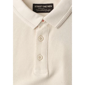 Kép 5/6 - Póló - structured Polo T-Shirt, washe - 2605