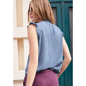 Kép 2/6 - Blúz-Ing - SE_LTD QR Washed buttoned blou - 26FS