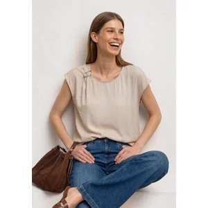 Kép 1/6 - Blúz - Shirtblouse w buckle detail - 2607