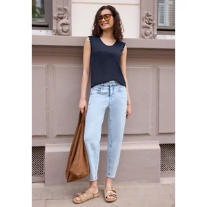 Kép 3/7 - Póló - StudFo_V-neck top w.lace frFll - 2606