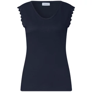 Kép 4/7 - Póló - StudFo_V-neck top w.lace frFll - 2606