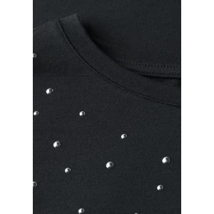 Kép 6/6 - OTLT Ruha - T-Shirt Dress w. rivet artwork 2508