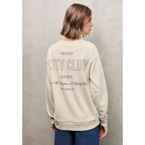 Kép 3/6 - OTLT Pulóver - Studio Loose Fit Crewneck w. P 2508
