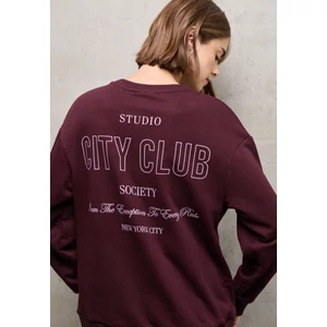 Kép 1/6 - Pulóver - Studio Loose Fit Crewneck w. P 2508 WS02
